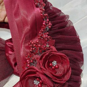 تصویر توربان مجلسی زرشکی 