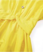 تصویر خرید اینترنتی پیراهن رسمی زنانه زرد برند ipekyol IS1230002410009 ا Gömlek Yaka Elbise Gömlek Yaka Elbise