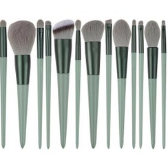 تصویر ست براش آرایشی 13 عددی همراه با کیف ممول ا Memol Makeup Brush 13 Pcs With Bag Memol Makeup Brush 13 Pcs With Bag