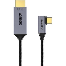 تصویر کابل USB.C به HDMI دارای قابلیت PD چویتک مدل XCH-1803 کابل تبدیل USB.C TO HDMI