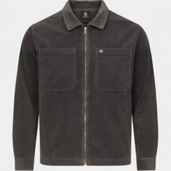 تصویر ژاکت تمام زیپ مخمل کبریتی قواره بزرگ 