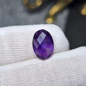 تصویر نگین سنگ آمیتیست معدنی کد 36485 