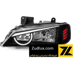 تصویر چراغ جلو پارس طرح ANGRY peugeot pars headlight angry design