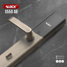 تصویر قفل اثر انگشتی دیجیتال ALOCK مدل S550 AB 