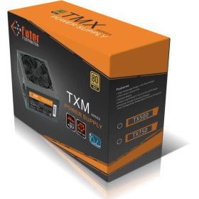 تصویر منبع تغذیه کامپیوتر 500 وات فاطر مدل TX500 Fater TX500 500W PSU