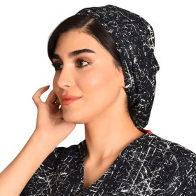 تصویر كلاه حجاب طرح‌دار كد 144 