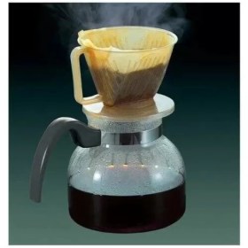 تصویر قهوه ساز دستی قطره چکانی مشکی ساخت ژاپن Coffee dripper BK