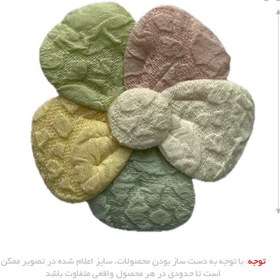 تصویر تکه دوزی گل رنگارنگ 