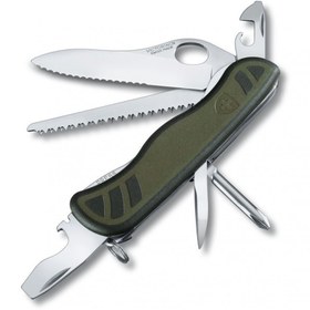 تصویر چاقو ویکتورینوکس VICTORINOX سوئیس اورجینال مدل: سی اچ سولدیر جی آر بلک 10 کاره / کد: 0.8461MWCH Ex-Soldier gr/black 0.8461 MHCH 