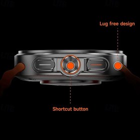 تصویر ساعت هوشمند سامسونگ مدل Galaxy Watch Ultra با صفحه سوپر امولد و بند سیلیکونی 