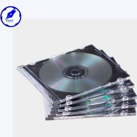 تصویر قاب مشکی طلقی باریکCD و DVDبسته 300 عددی 