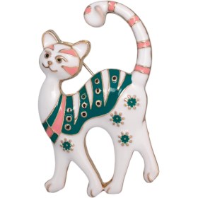 تصویر گل سینه گربه سفید کد g77 