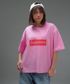 تصویر تیشرت باکسی supreme 