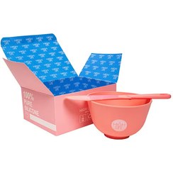 تصویر کاسه ماسک و کاردک سیلیکونی هایلایف 