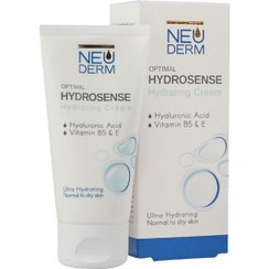 تصویر كرم مرطوب كننده نئودرم اپتیمال هیدروسنس خشک تا نرمال 50 میل Neuderm Optimal Hydrosense Hydrating Cream 50ml