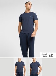 تصویر بسته دو عددی تیشرت یقه گرد برند Emporio Armani 2 Pack Crew Neck T-Shirt