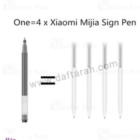 تصویر خودکار مشکی شیائومی Xiaomi Mijia High-capacity Ink Pen MJZXB02WC Xiaomi 0.5mm block Pen