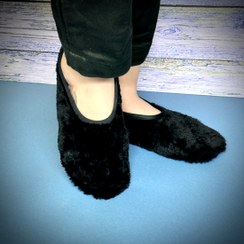 تصویر پاپوش زمستانه مشکی با 43% درصد تخفیف پاپوش ارزان پاپوش مجلسی پاپوش روفرشی پاپوش زنانه 