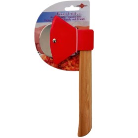 تصویر پیتزا بر تبری 