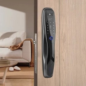 تصویر دستگیره هوشمند v200 برند Smartlock قفل هوشمند دوربیندار کیفیت عالی اثر انگشتی تخفیف قفل دیجیتال خانه هوشمند سازی هوم لاک 