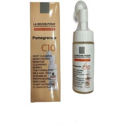 تصویر فوم شستشوی صورت براش دار LA ROCHE-POSAY C10 حجم 150 میلی لیتر 