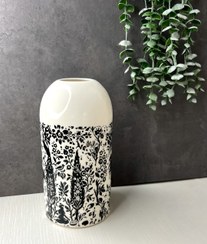 تصویر گلدان سرامیکی ۱۲۴ - ساده 