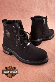 تصویر بوت مردانه مشکی هارلی دیویدسونHarley Davidson | TOGAYK00000289 اورجینال 