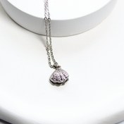 تصویر گردنبند صدف با مروارید 