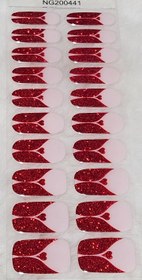 تصویر استیکر کاشت ناخن_کد NG200441 gel nail sticker_NG200441