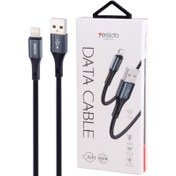 تصویر کابل آیفون فست شارژ Yesido CA94 2.4A 2m Yesido CA94 2.4A 2m Lightining Fast Charging Cable