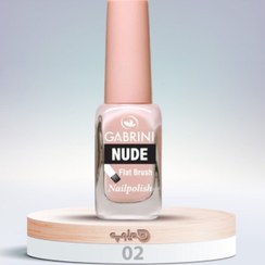 تصویر لاک نود گابرینی شماره 02 Gabrini Nude Nailpolish 