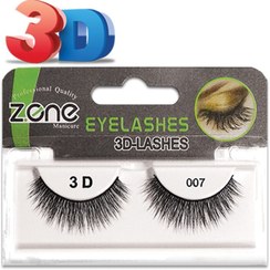 تصویر مژه مصنوعی سه بعدی 007 زد.وان Z.ONE 3D-007 False Eye Lashes