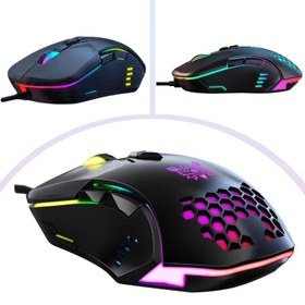 تصویر ماوس گیمینگ اونیکوما مدل CW902 RGB - جعبه باز 