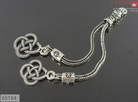 تصویر کرکوش نقره طرح گل کد 65164 