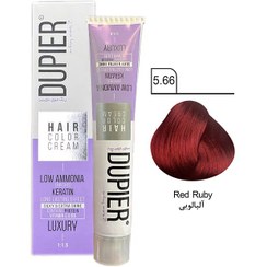 تصویر رنگ مو دوپیر (Dupier) شماره 5.66 رنگ آلبالویی حجم 100 میلی‌لیتر 