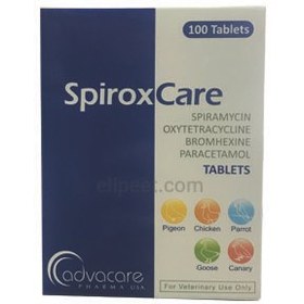 تصویر قرص اسپیروکس کر - یک ورق spiroxcare