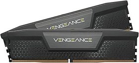 تصویر Corsair Vengeance DDR5 RAM 64GB (2x32GB) 6000MHz CL38 Intel XMP ICUE حافظه سازگار با کامپیوتر - سیاه (CMK64GX5M2B6000C38) CORSAIR VENGEANCE DDR5 RAM 64GB (2x32GB) 6000MHz CL38 Intel XMP iCUE Compatible Computer Memory - Black (CMK64GX5M2B6000C38)