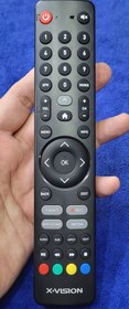 تصویر ‌کنترل فابریک اصلی تلوزیون ایکس ویژن X.VISION REMOTE CONTROL