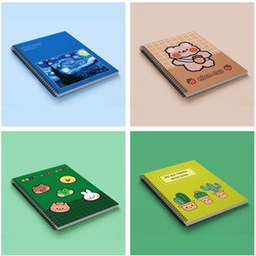 تصویر دفتر خط دار کیوت 