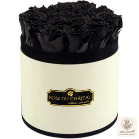 تصویر Black Eternal Roses in Coco Flocked Box | کد: ZNB-1IZA 