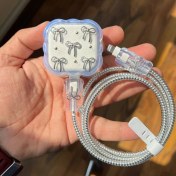 تصویر ست محافظ شارژر 5 تکه برای آیفون 20 وات طرح پاپیون کد 701 