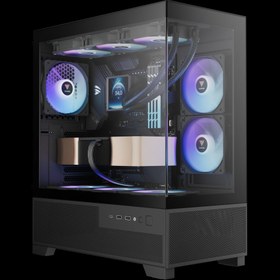 تصویر کیس کامپیوتر گیم دیاس مدل AURA GC12 ARGB Gamdias AURA GC12 ARGB