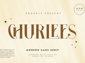 تصویر Churlees Modern Serif 