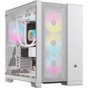 تصویر کیس کورسیر مدل 6500D Airflow Dual Chamber White 