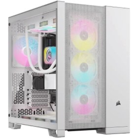 تصویر کیس کورسیر مدل 6500D Airflow Dual Chamber White 