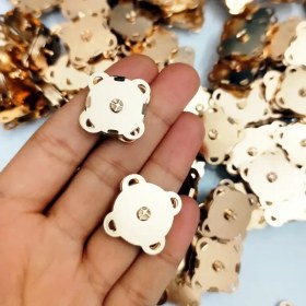 تصویر دکمه مگنتی کیف طلایی(10عددی) 