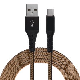 تصویر کابل تبدیل USB به USB-C تسکو Tesco USB to USB-C conversion cable