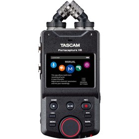 تصویر رکوردر حرفه ای صدا تسکم TASCAM Portacapture X8 