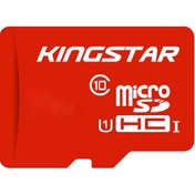 تصویر کارت حافظه‌ Micro SDHC کینگ استار C10 U1 سرعت 85Mb/s ظرفیت 16 گیگابایت با آداپتور 