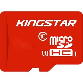 تصویر کارت حافظه‌ Micro SDHC کینگ استار C10 U1 سرعت 85Mb/s ظرفیت 16 گیگابایت با آداپتور 